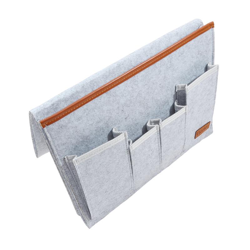 Household Armchair Felt Couch Recliner Armrest Organizer for Magazine Tablet Cell Phone Remote Control Hanging Storage Bag