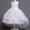 Children Girls Lace Princess Dress Elegant Trailing Birthday Dress Baby Girls Christmas Clothes