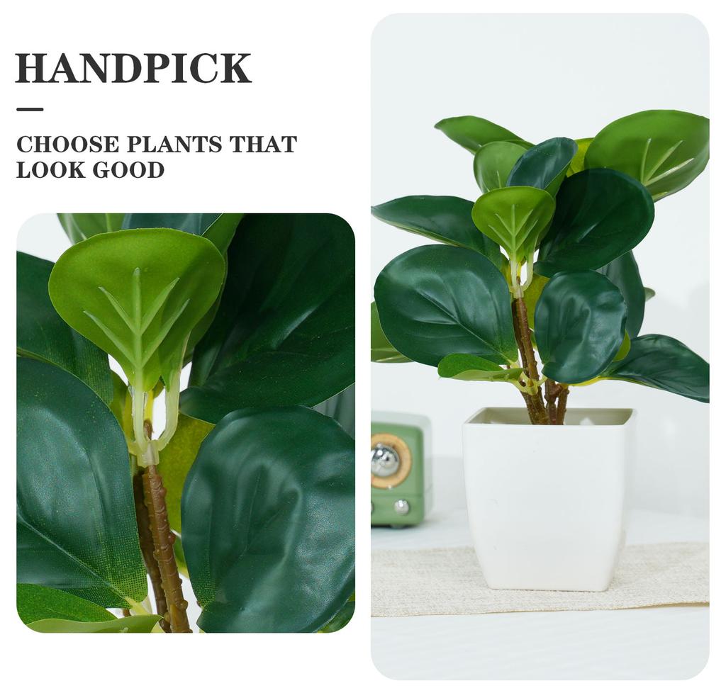 Fake Plants Bonsai Simulation Pot Green Plants Artificial Flowers Table Potted Ornaments for Home Office Decor Bed Room Decor