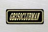 QE-306-3 GB250CLUBMAN Черный/Золотой Оригинальная наклейка для Honda GB250 Clubman Боковая крышка Обтекатель Кастом Экстерьер Бак и т.д.