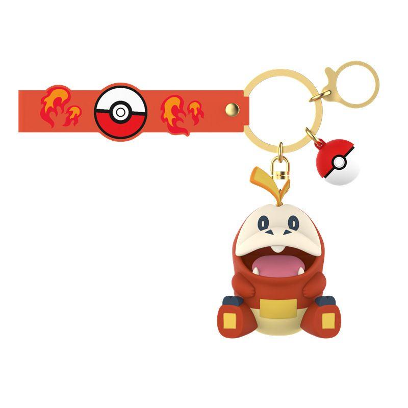 Anime  Cute Keychain Gengar Meowth Cubone Mimikyu Snorlax Action Figures Pendant Bag Charm Orna Gifts ments Collect