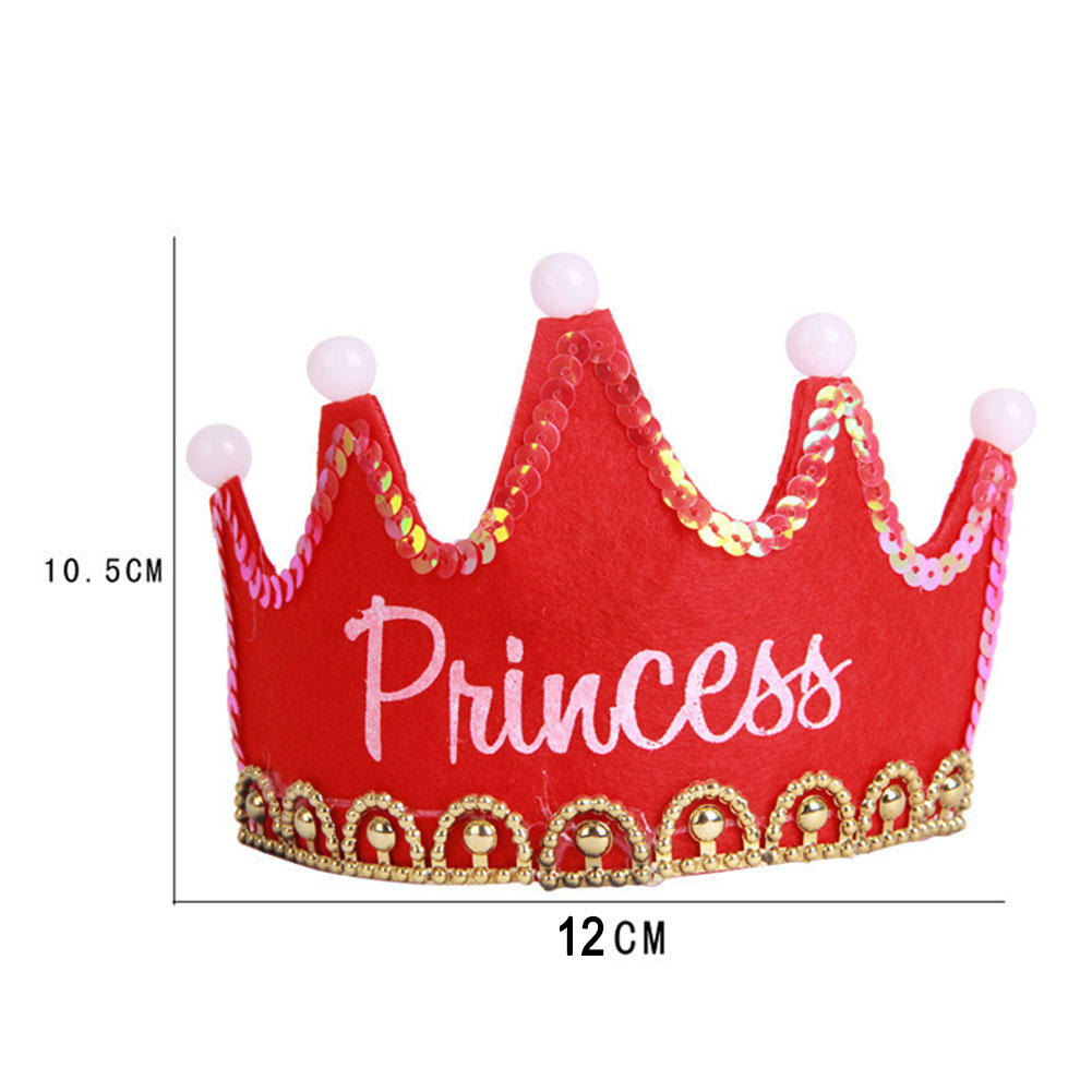 Подарок на вечеринку для мальчиков и девочек на день рождения светодиодные мигающие шапки для детей аксессуары для шляп-корон