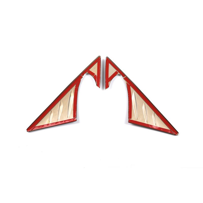 Нержавеющая сталь автомобиля внешняя сторона зеркало заднего вида треугольная пластина накладка для Toyota GR Supra A90-2022 авто