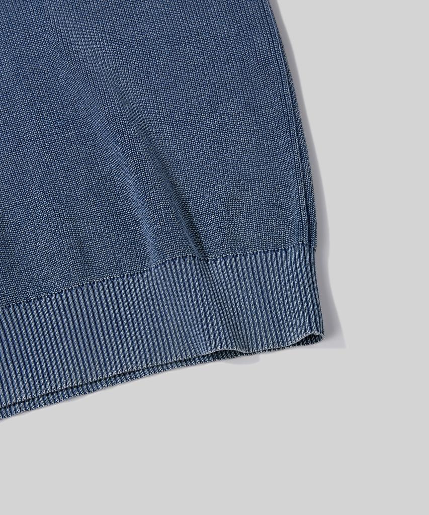 Свитер с круглым вырезом Beodeonteu Pigment Washed [Синий]