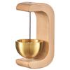 Sweet Plus Mini Orin Buddhist Altar Bell, Perfect for Pet Altars and Memorial Services, Stylish Brass Bell with Beautiful Tone, Portable and Compact,