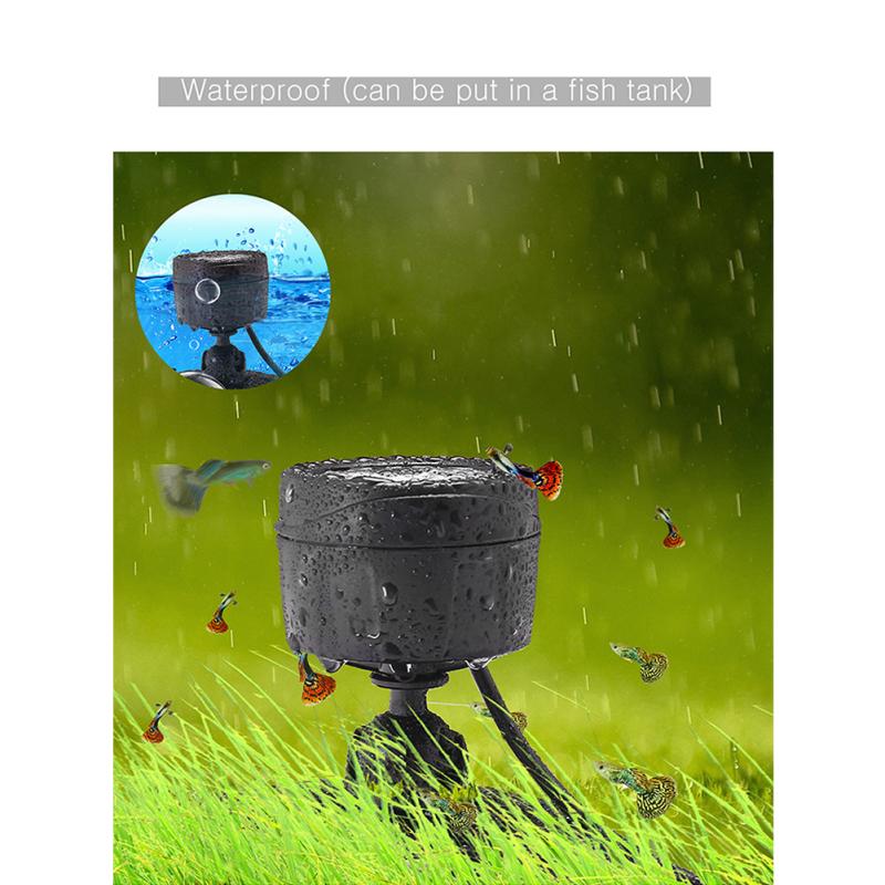 Waterproof Fishbowl  Light Aquarium Diving Spotlight With Suction Cup Remote Control 360 Degrees