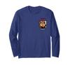 Chucky Chucky Breaking Through Faux Pocket Long Sleeve Here's T-Shirt