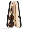 Professional 4 4 Full Size Violin Triangle Shape Case Box Hard & Super Light with Shoulder Straps for Stradivarius