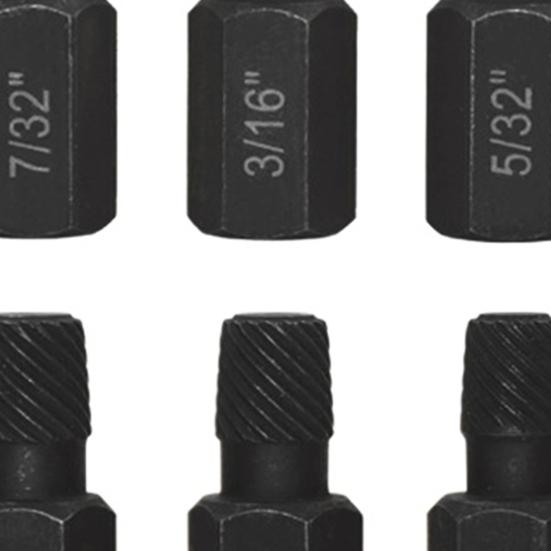 10 шт. набор для извлечения поврежденных болтов, высокая твердость, устойчивость к ржавчине, простые в использовании, прочные инструменты для извлечения болтов