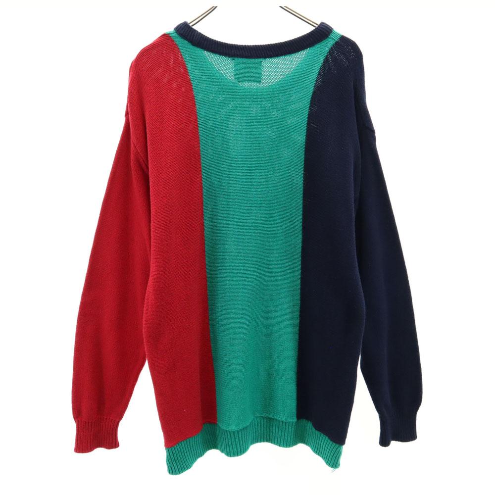 Jantzen 80s 90s Made In USA Old Long Sleeve Sweater L Knit Men's Used