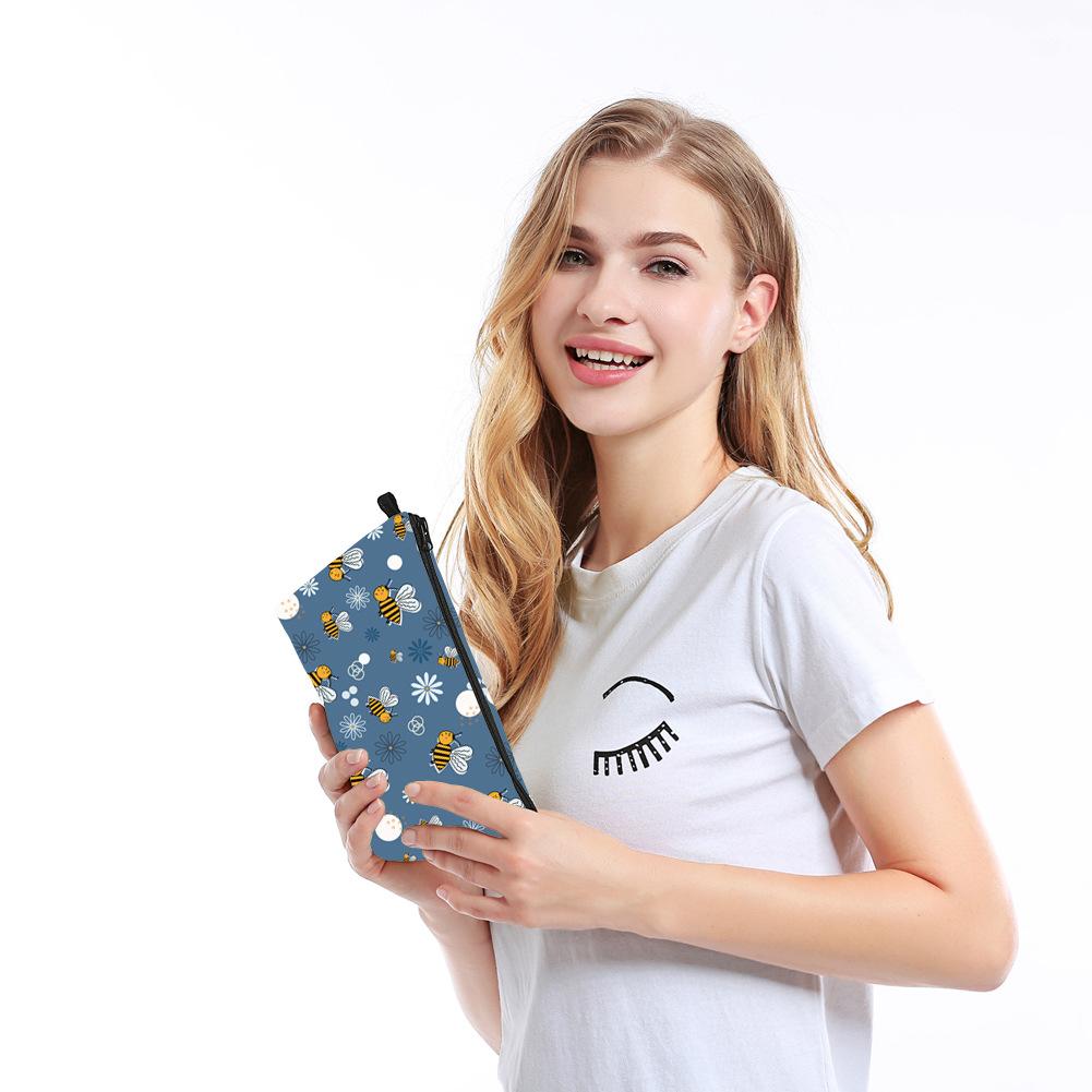 Женская косметичка с принтом, туалетные принадлежности, органайзер для путешествий, чехол для хранения