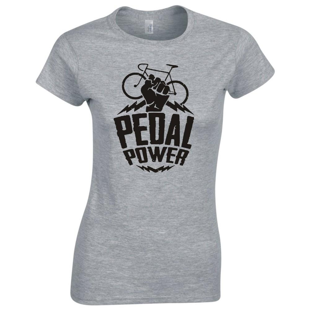 Funny Bicycle Pedal Power Skinny Fit TShirt