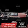 Для BMW iX M60 I20 -2025 Автомобильный интерьер Центральная консоль Прозрачная ТПУ Защитная пленка Антицарапина Наклейка