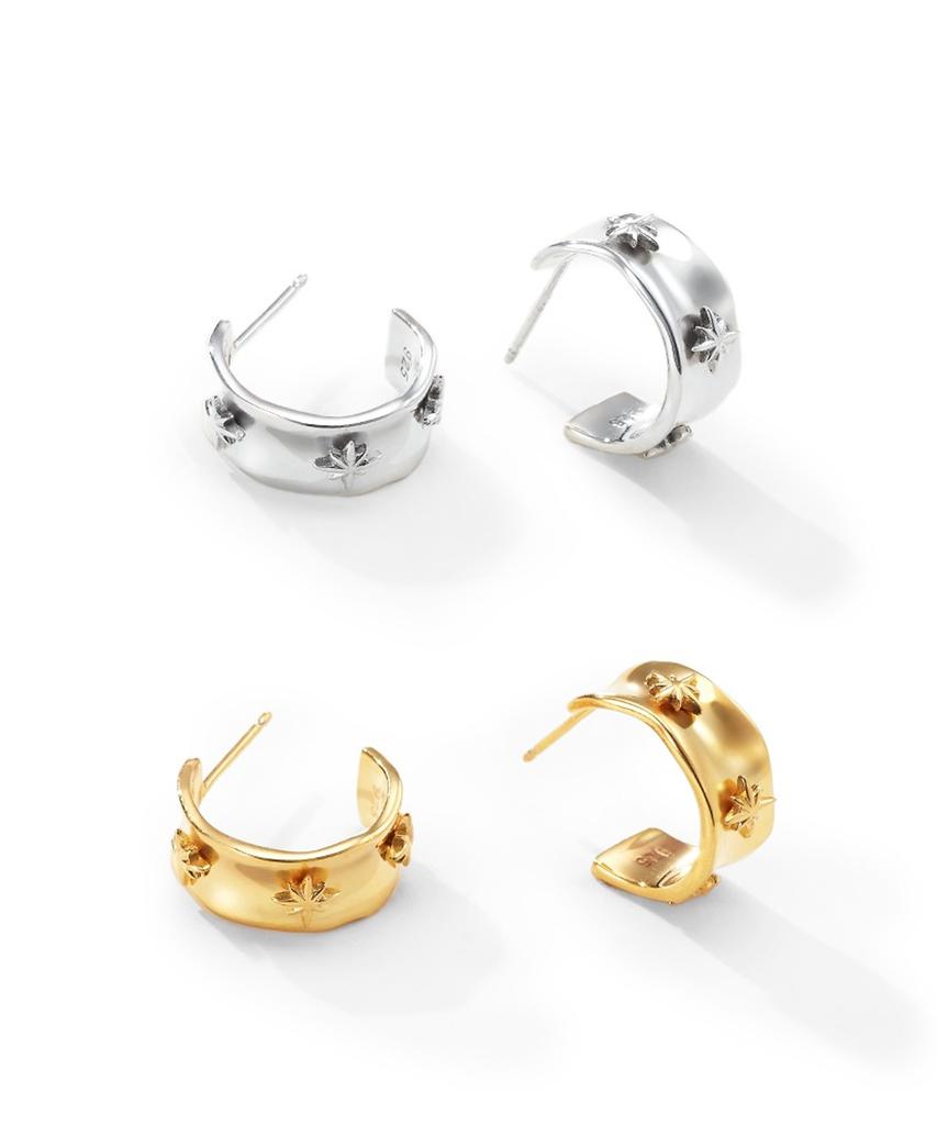 Серьги Findelise 925 Signature Etoile с тиснением