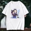 Неукротимый MDZS Вансянь Кролики Мужская Печатная Футболка Мо Дао Цзу Ши Унисекс Футболка Круглый Воротник Футболка Чистый Хлопок Одежда