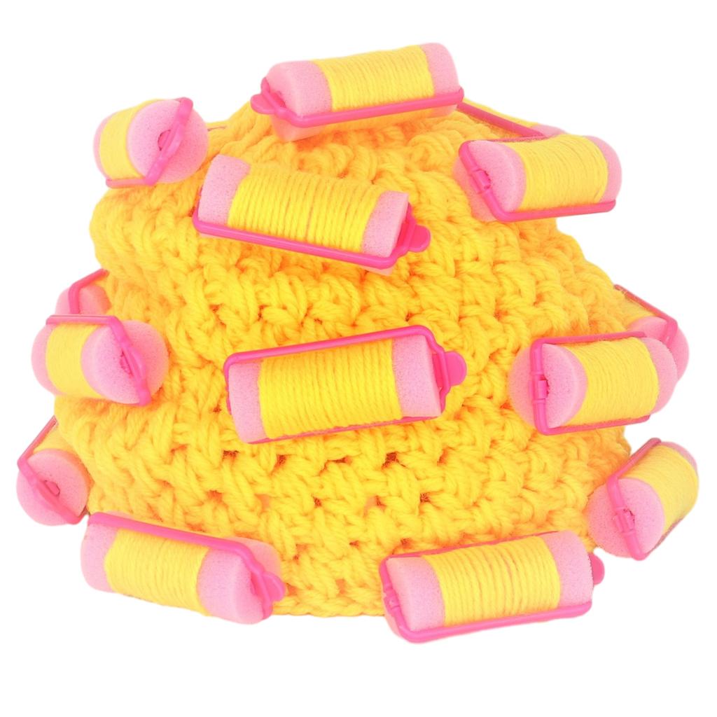 Забавная вязаная шапка-бини с кудрями для девочек, модная шапка-парик, ручная вязка, шапка для косплея, новинка, пуловер, головной убор