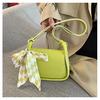 Chic Candy Color Mini Lipstick Bag 2022 Autumn Korean Trendy Small Square Bag