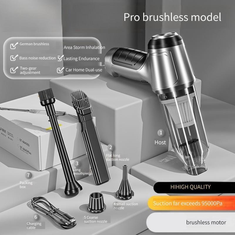 Новый 12000Pa автомобильный пылесос ручной беспроводной мини-пылесос для автомобиля домашний настольный робот для чистки клавиатуры