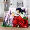 Одеяло Inuyasha, теплое удобное детское одеяло, мультяшное фланелевое одеяло, чехол для дивана, одеяло для походов, офиса, обеденного перерыва для взрослых.