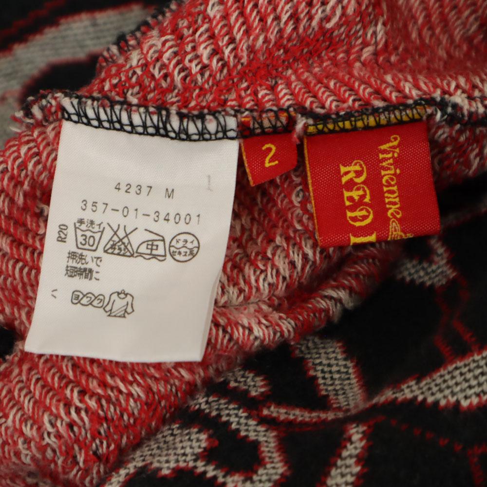 Vivienne Westwood RED LABEL сделано в Японии Куртка-комбинезон с ручкой 2 Красный Женский Б/У