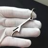 1 PC Creative Mini Beer Bottle Opener Multifunctional Keyring Stainless Steel Keychains Portable