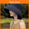Хлопковая шляпа рыбака для женщин летняя защита от солнца с широкими полями повседневная шляпа от солнца