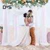 Wedding Arch Drape Chiffon Curtain Drapery Solid Color Tulle Drapery Draping Decoration for Weddings Ceremony Reception Banquets