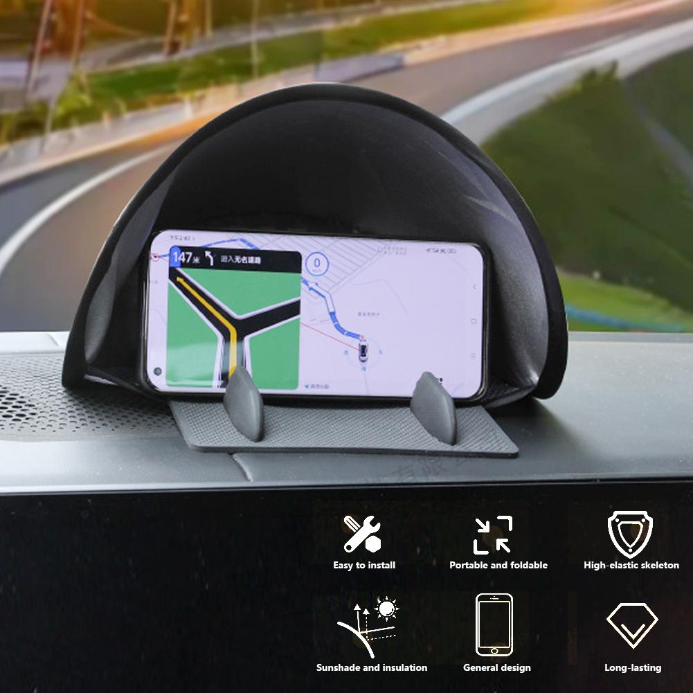Автомобильный держатель для сотового телефона GPS Солнцезащитный козырек Антибликовый Складной Защитная пленка для экрана навигации Навигационный солнцезащитный козырек Чехол Запасные части для интерьера автомобиля