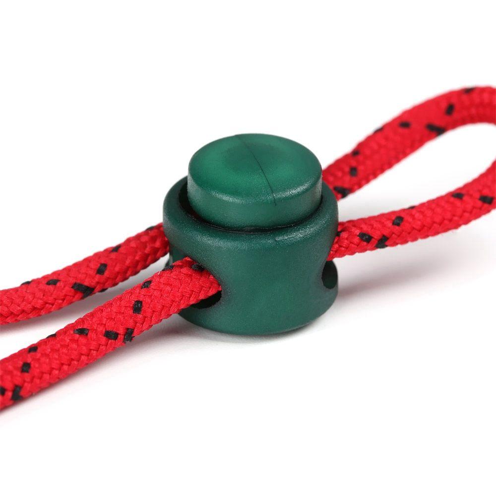 Quality 6mm Hole Sportswear Accessories Apparel Shoelace Plastic Stopper Toggle Clip Cord Lock Bean
