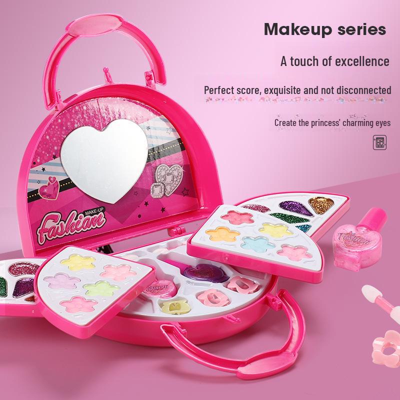 Princess Girl's Makeup Bag Set: Children's Cosmetic Toys