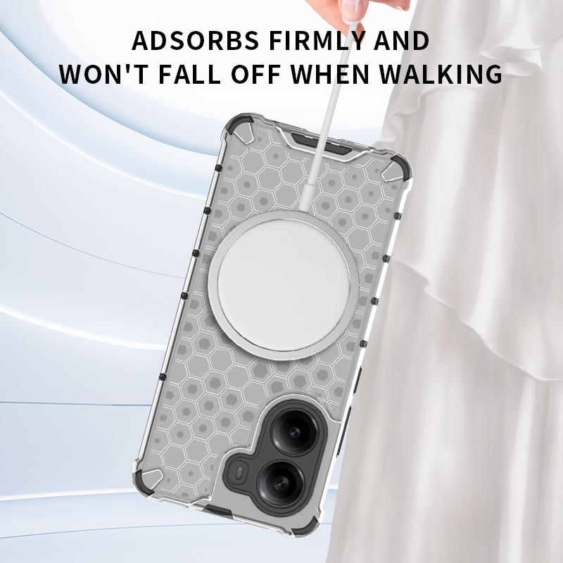 Для Xiaomi Redmi Turbo 4 5G Магнитное кольцо задняя крышка телефона чехол Magsafe кольцо беспроводная зарядка объектив защита ударопрочный купе чехлы