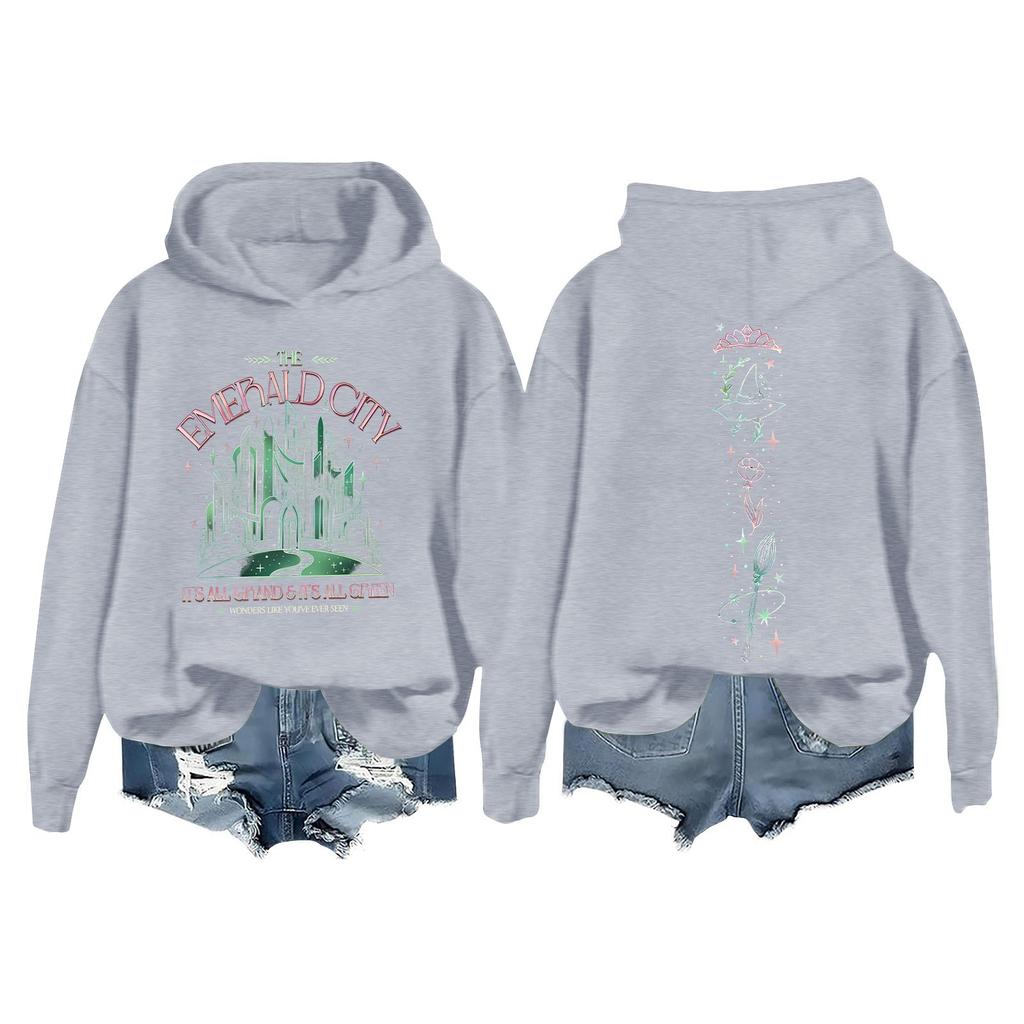 Женская повседневная толстовка с длинным рукавом и принтом Bad Witch