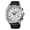 Men's SADA039 (DOLCE Solar Radio Watch Men's) Round Watch Silver Stainless *hard Coating