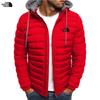 Мужская повседневная теплая хлопковая куртка с капюшоном в корейском стиле - Верхняя одежда с хлопковой подкладкой для улицы