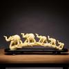 Unique Artistic Ornaments Extravagance Elephant Statue Sculpture Home Room Decor Desk Decor Office Accessory Fengshui Decor