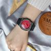 Casio Мужские часы с двойным дисплеем (жидкокристаллический/аналоговый) Серия Красные Часы GA-2100-4A-