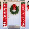 Christmas Snowman Door Curtain Banner Merry Christmas Decorations For Home 2025 Navidad Kerst Natal Noel Xmas Decor New Year