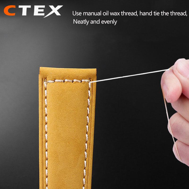 24mm Cowhide Frosted Italian Leather Watchband for Casio PROTREK Series PRG-600/PRG-650/PRW-6600 Outdoor Sports Bracelet Strap
