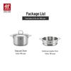 ZWILLING Twin Nova Plus 24cm Stockpot and Steamer Set