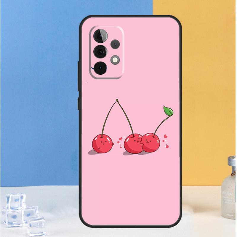 Милый коллаж из вишни для Samsung Galaxy A16 A26 A36 A56 A13 A33 A53 A05 A06 A54 A34 A14 A32 A52 A55 A35 A15 Чехол