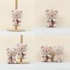 Tie Plush Bear Stuffed Animal With Soft Pp Cotton For Gift For Keychain Teens