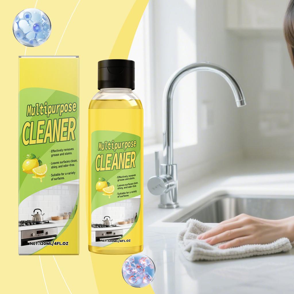 Multi-purpose Cleaner For Kitchen And Bathroom Multi-surface Cleaning And Daily Household Cleaning Care Liquid120ML