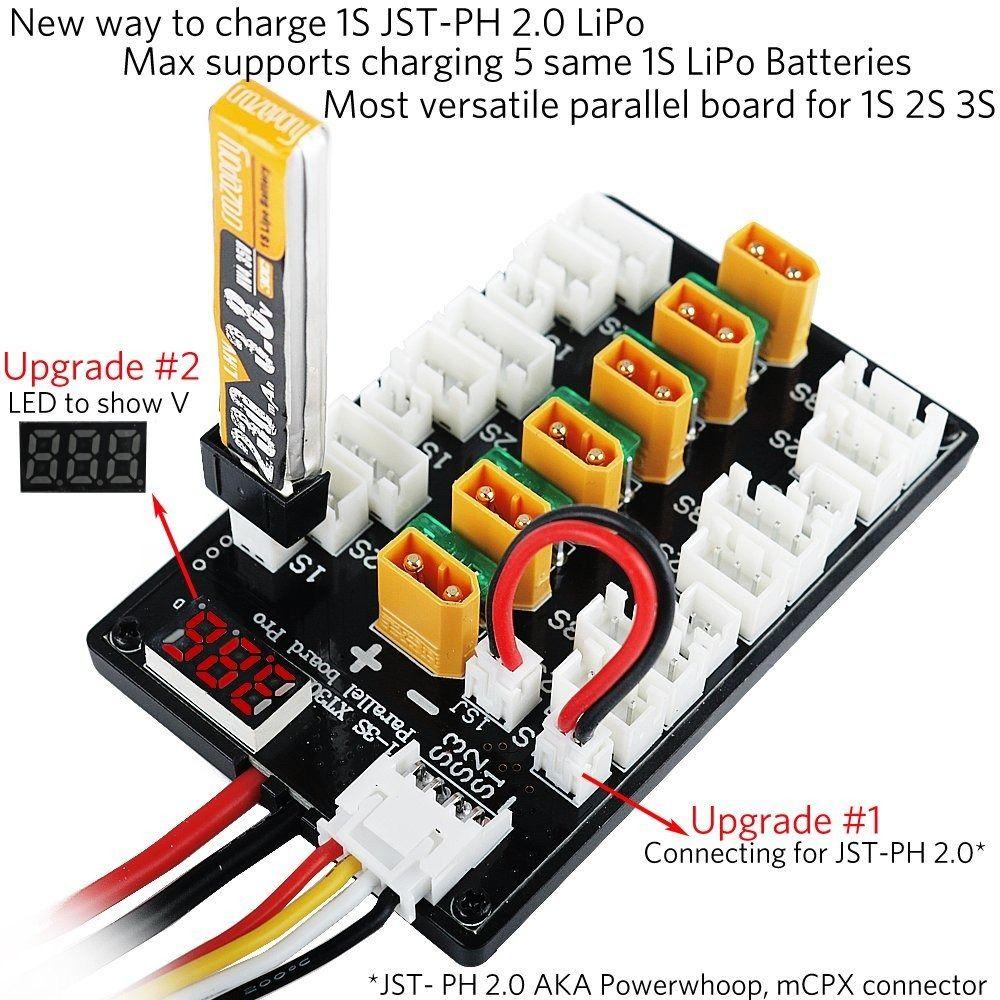 XT30 Plug Parallel Charging Board RC Battery Chargers for IMAX B6 Balance Charger RC Accessories