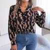 Yousheng Women's Button Down Shirt Casual Long Sleeve Lapel Top Loose Printed Streetwear Clothing for Work Party Vacation Travel