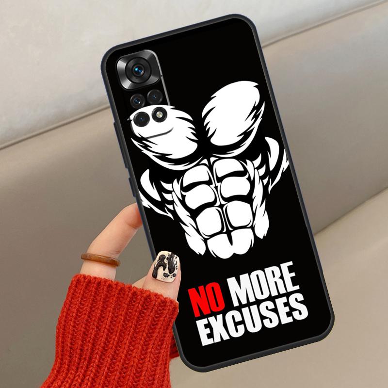 Фитнес-чехол для бодибилдинга и тренажерного зала для Xiaomi Redmi Note 14 13 12 11 10 15 Pro Plus Чехол для Redmi 15 C 13C 10C 12C 14C