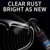 Очиститель хрома, средство для удаления ржавчины, средство для удаления пятен ржавчины, спрей для удаления ржавчины с хрома, водостойкое средство для ухода за внешней поверхностью автомобиля, 120 мл