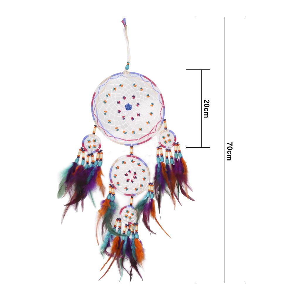 Girls Room Decor Gifts Ornaments Dreamcatcher Nordic Wall Decoration Indian Feather Hanging Arts