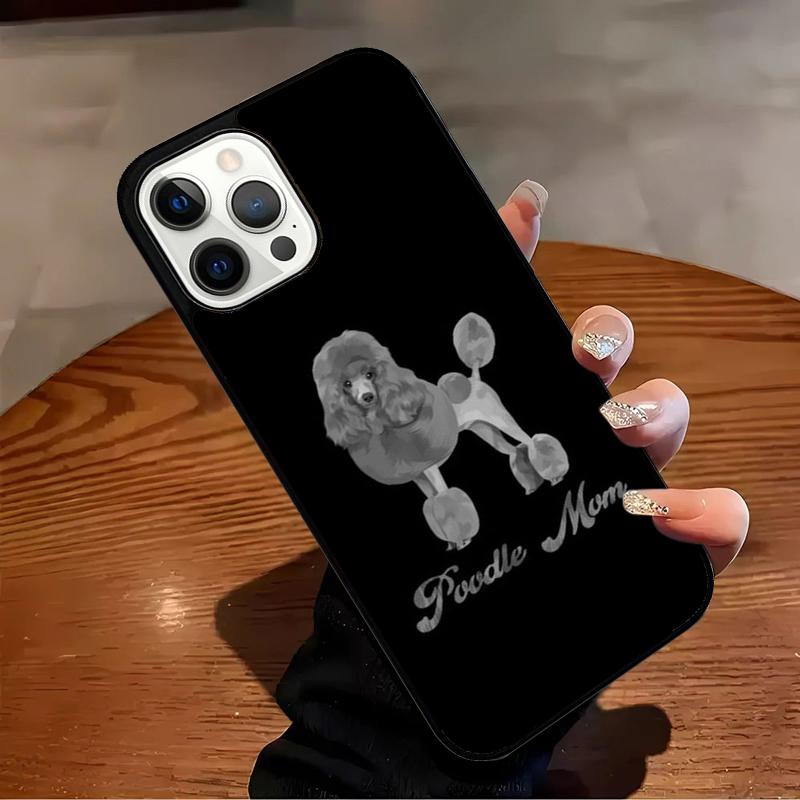 Poodle Dog Cartoon Phone Case For iPhone 17 Air 16 15 14 13 12 11 Pro Max Max Plus Bumper Case Cover