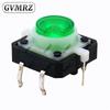 5PCS 12X12X7.3 Tactile Push Button Switch Momentary Tact LED 5 Color 12X12X7.3mm 12*12*7.3mm yellow,red,blue,green,white each 1