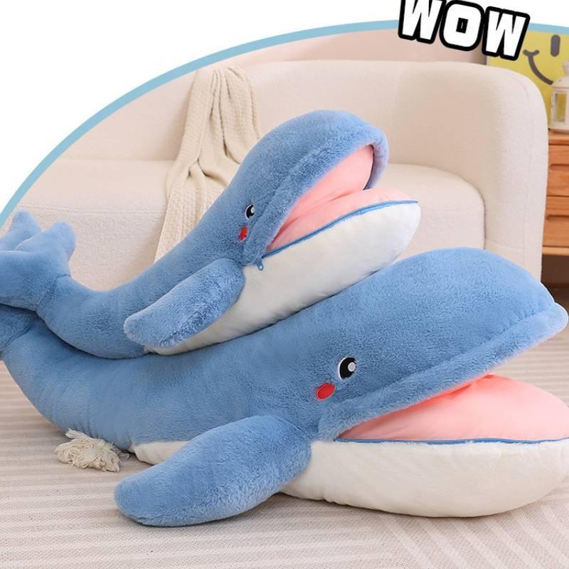 Плюшевая игрушка Большая акула Морское животное Мягкая кукла Украшение Милый детский подарок